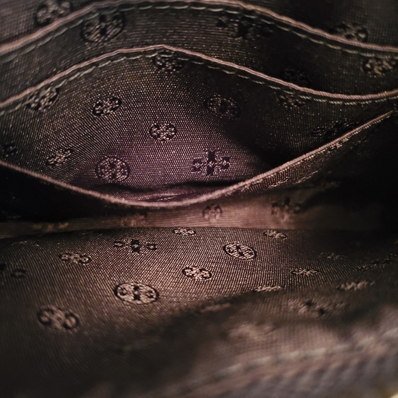 NEW! TORY BURCH Emerson Wristlet Pouch Black - Picture 5 of 12